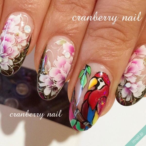 Cranberry Nail 鯨岡百合香が投稿したネイルデザイン Photoid I Via Itnail Design