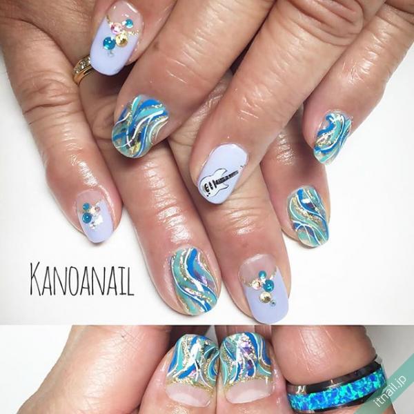 Kanoanailが投稿したネイルデザイン Photoid I Via Itnail Design