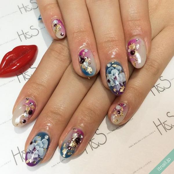 H Sが投稿したネイルデザイン Photoid I Via Itnail Design