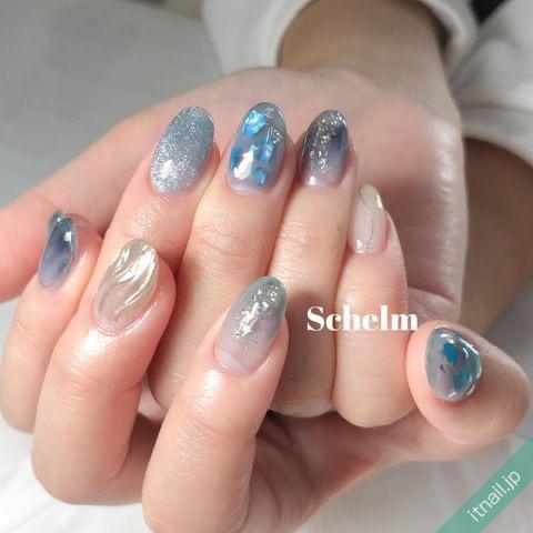 Schelmが投稿したネイルデザイン Photoid I Via Itnail Design